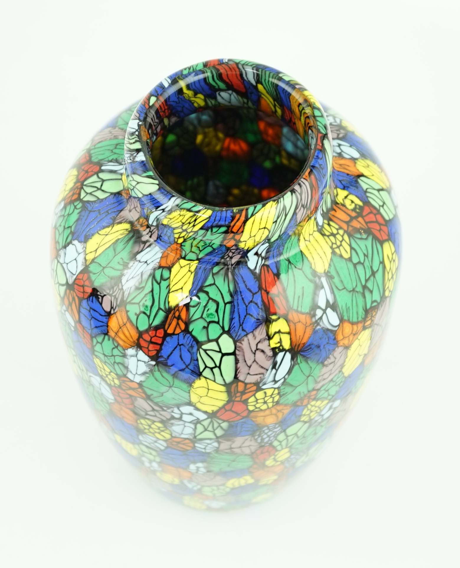 Vittorio Ferro (1932-2012), a Murano glass Murrine vase